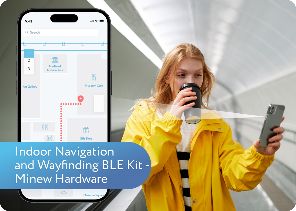 Indoor Navigation and Wayfinding BLE Kit - Minew Hardware